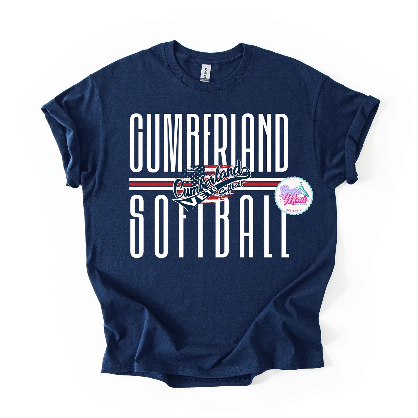 Cumberland Vets Long Letters Tee/Sweatshirt