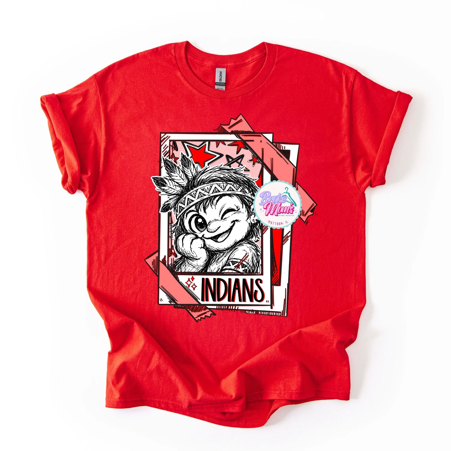 Cutie Patootie Indians Tee