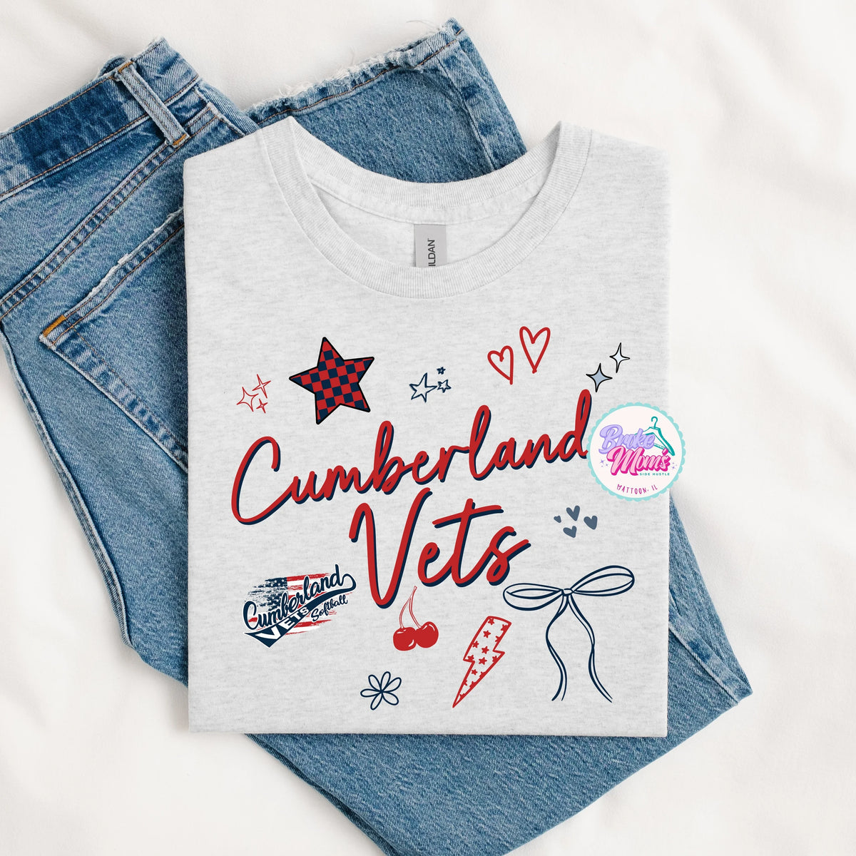 Cumberland Vets So Many Doodles Tee