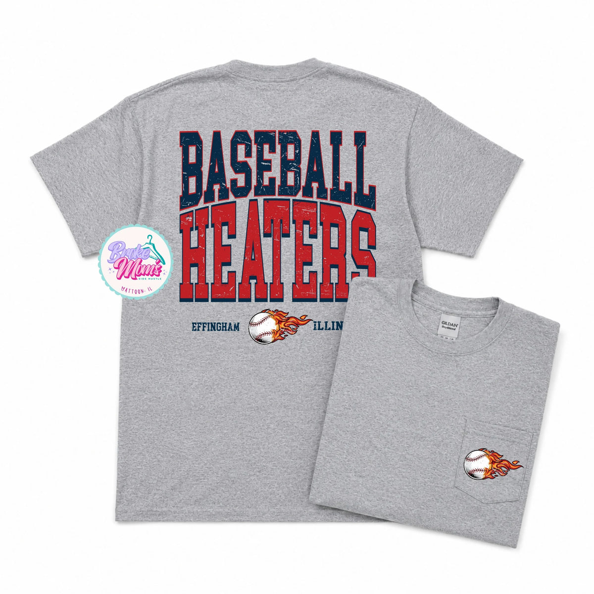 Home Team Pocket Tee | Effingham Heaters