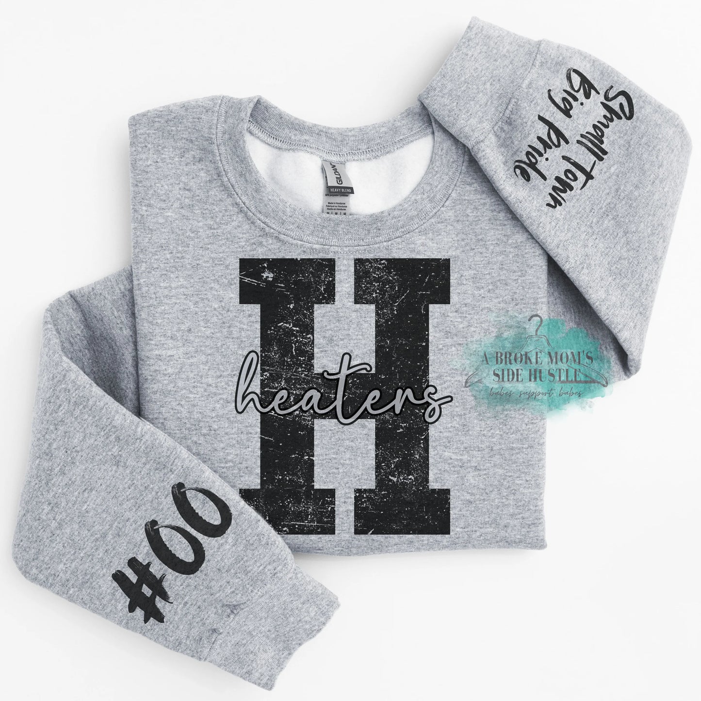 Effingham Heaters Large Letter 2x Sleeve Sweatshirt