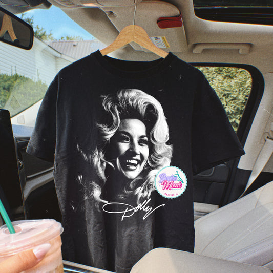 Dolly Portrait Tee *ONLY IN BLACK*