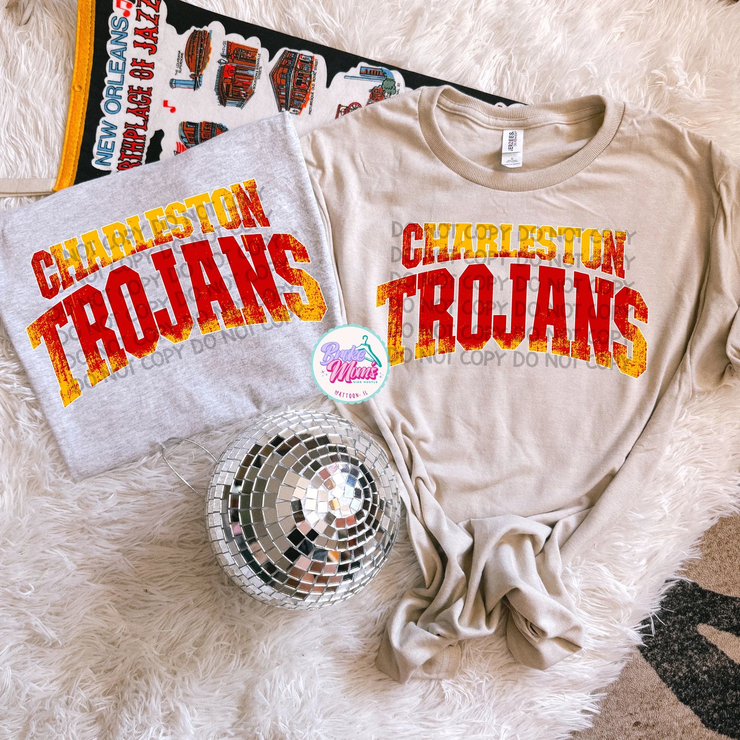 Charleston Trojans Homerun Tee/Sweatshirt