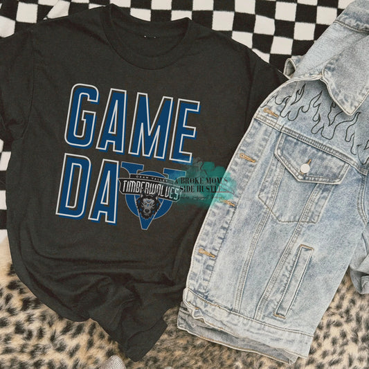 Game Day Timberwolves Logo Tee