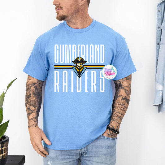 Cumberland Raiders Long Letters Men's Tee/Sweatshirt