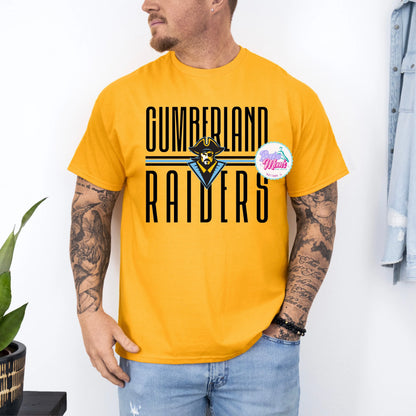 Cumberland Raiders Long Letters Men's Tee/Sweatshirt
