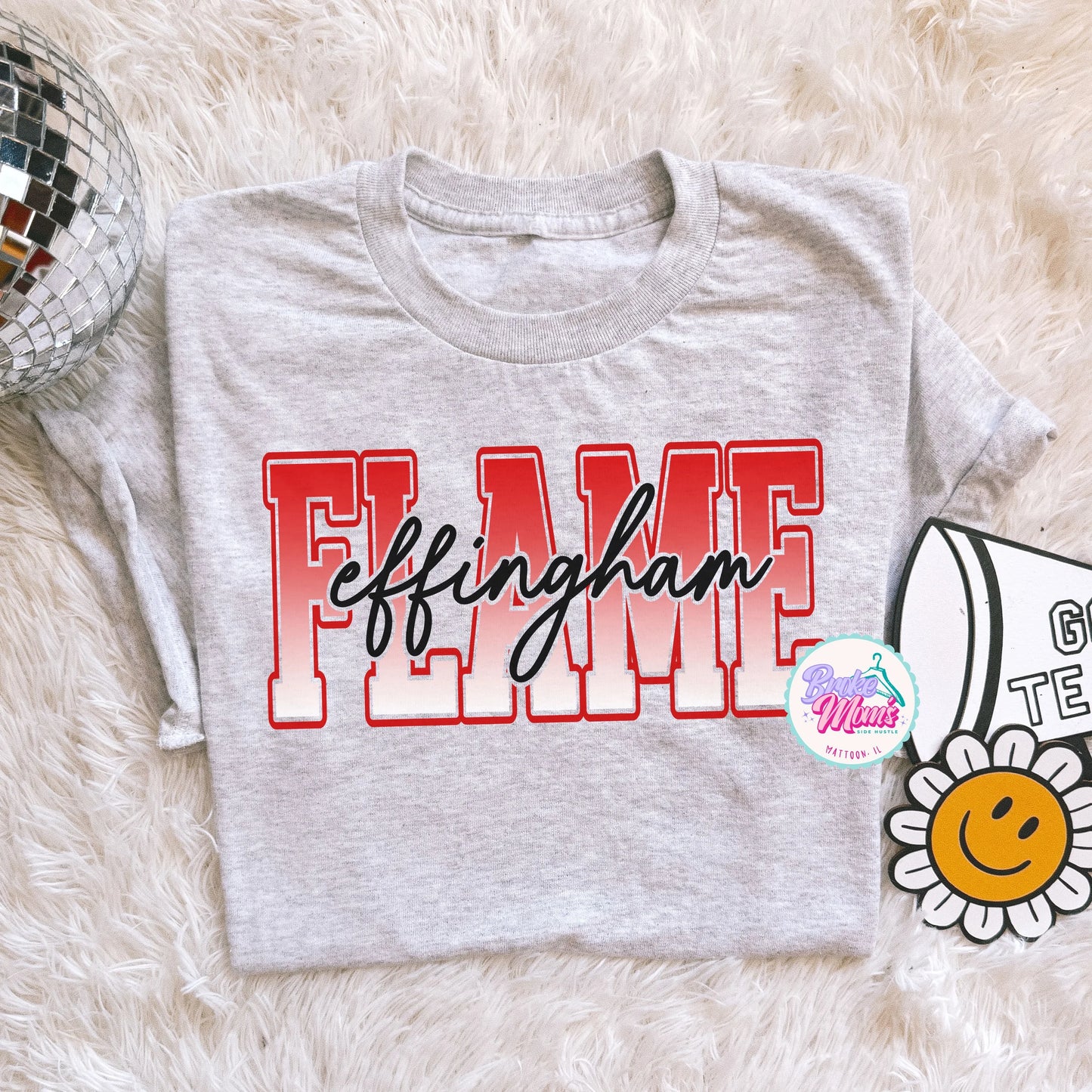Effingham Flame Ombré Tee/Sweatshirt