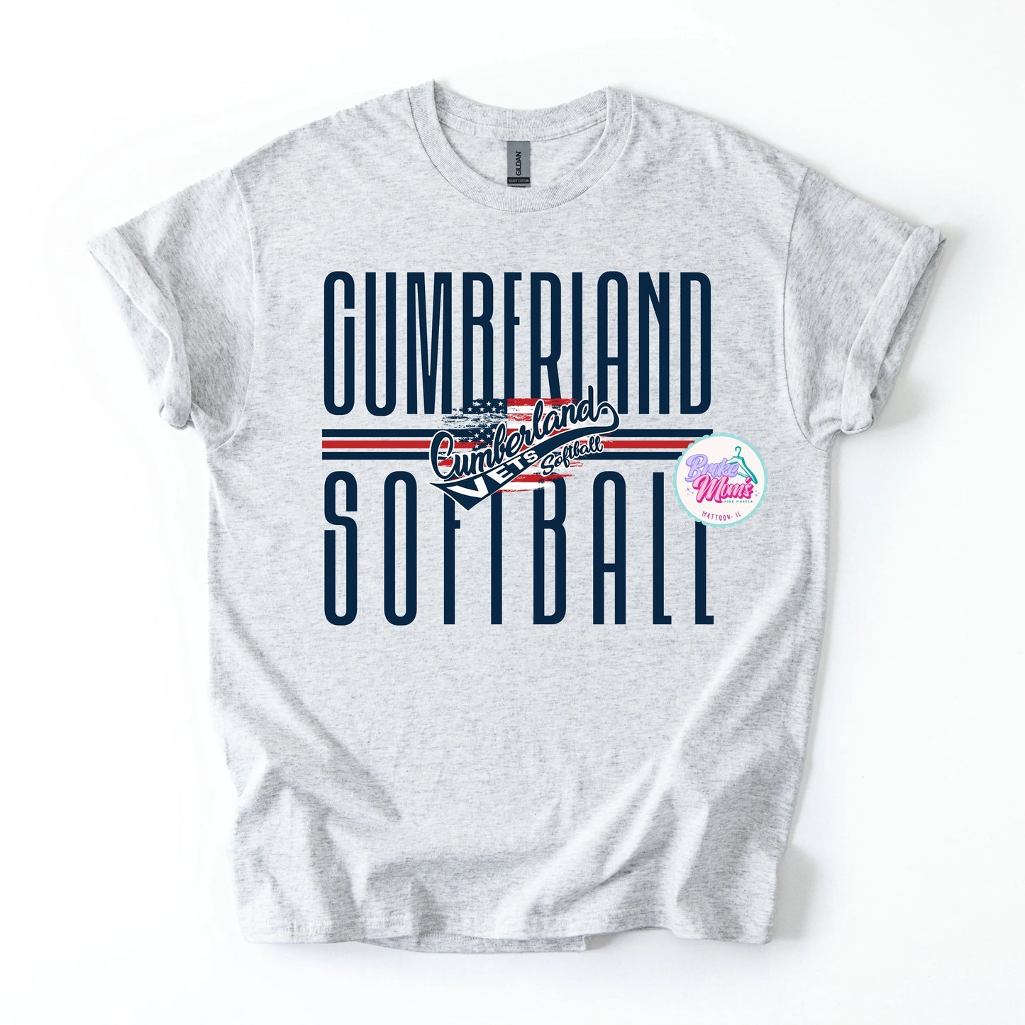 Cumberland Vets Long Letters Tee/Sweatshirt