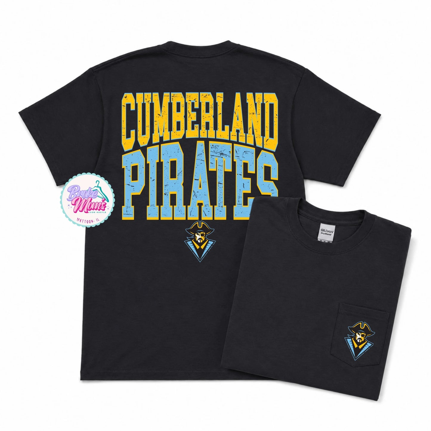 Home Team Pocket Tee | Cumberland Pirates