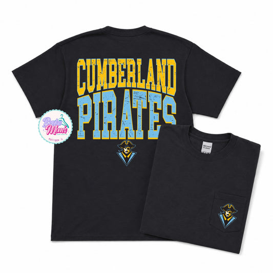 Home Team Pocket Tee | Cumberland Pirates