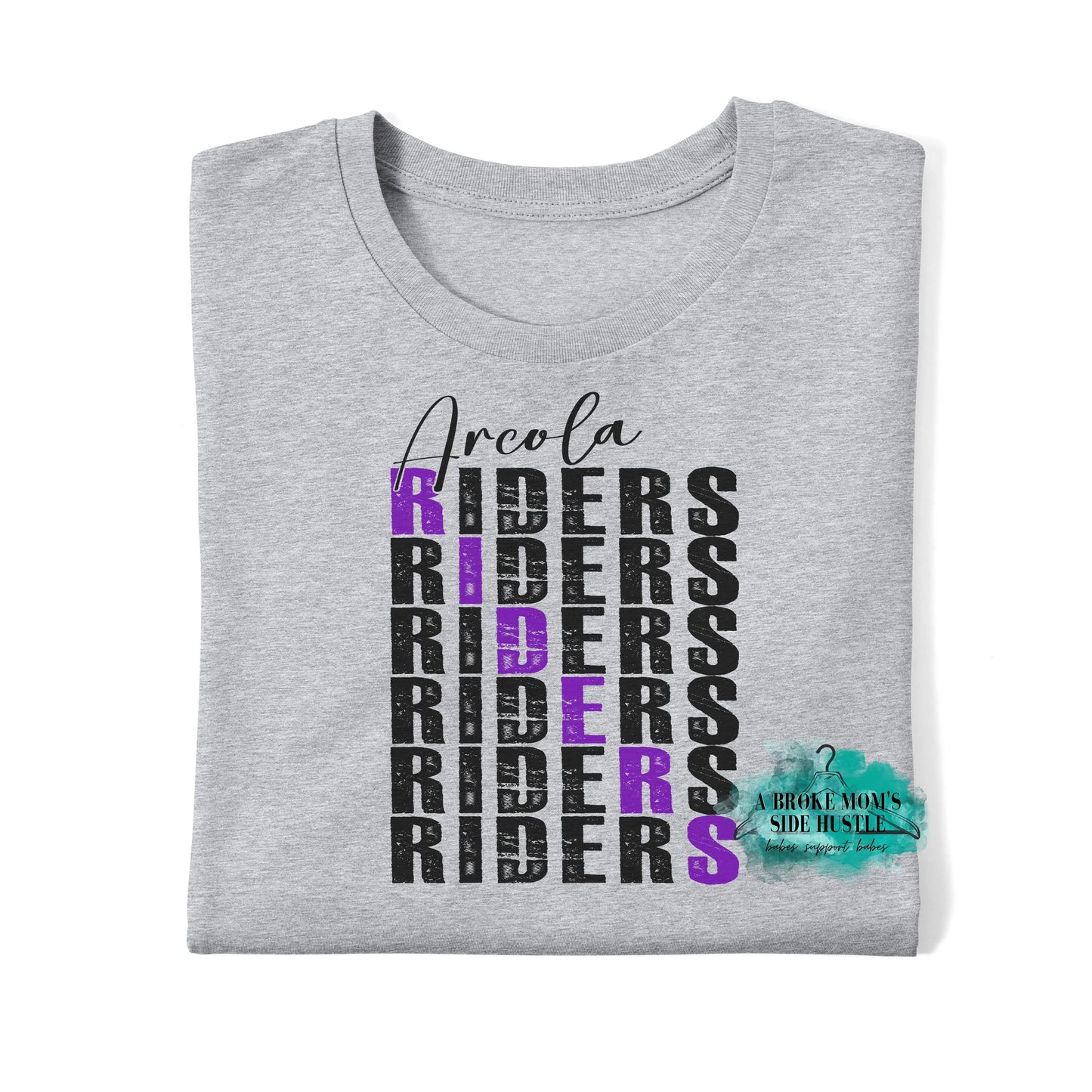 Riders Double Letter Graphic Tee/Sweatshirt