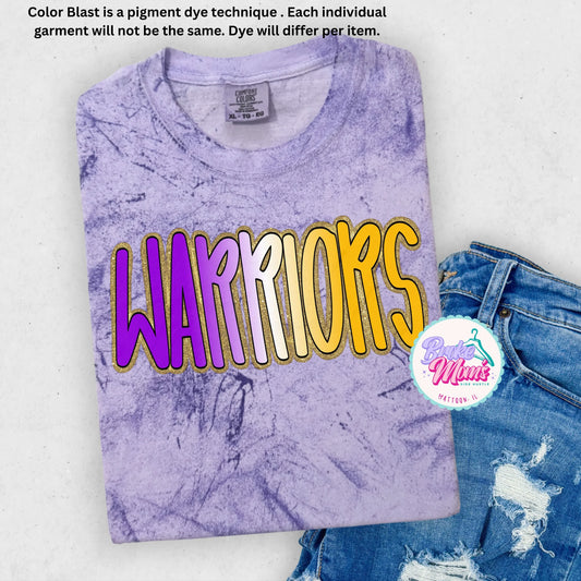 Ombre Glitter Casey-Westfield Warriors Tee