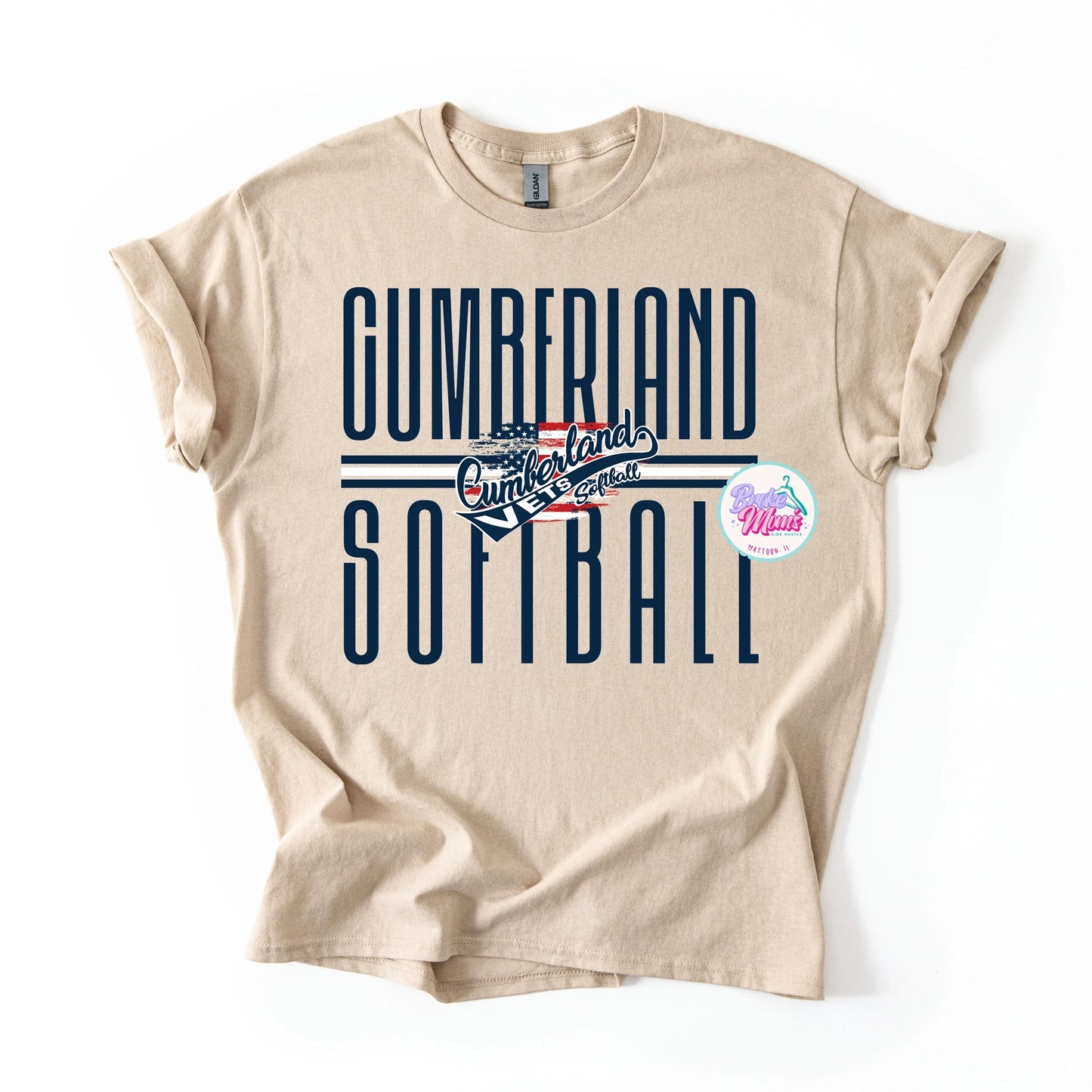 Cumberland Vets Long Letters Tee/Sweatshirt