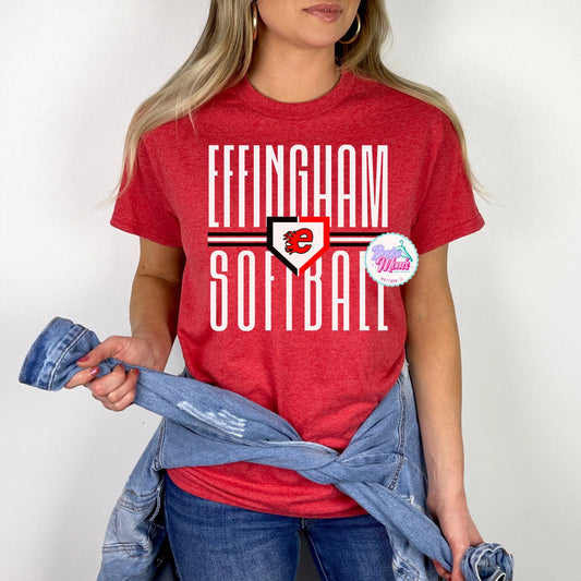 Effingham Softball Long Letters Tee/Sweatshirt