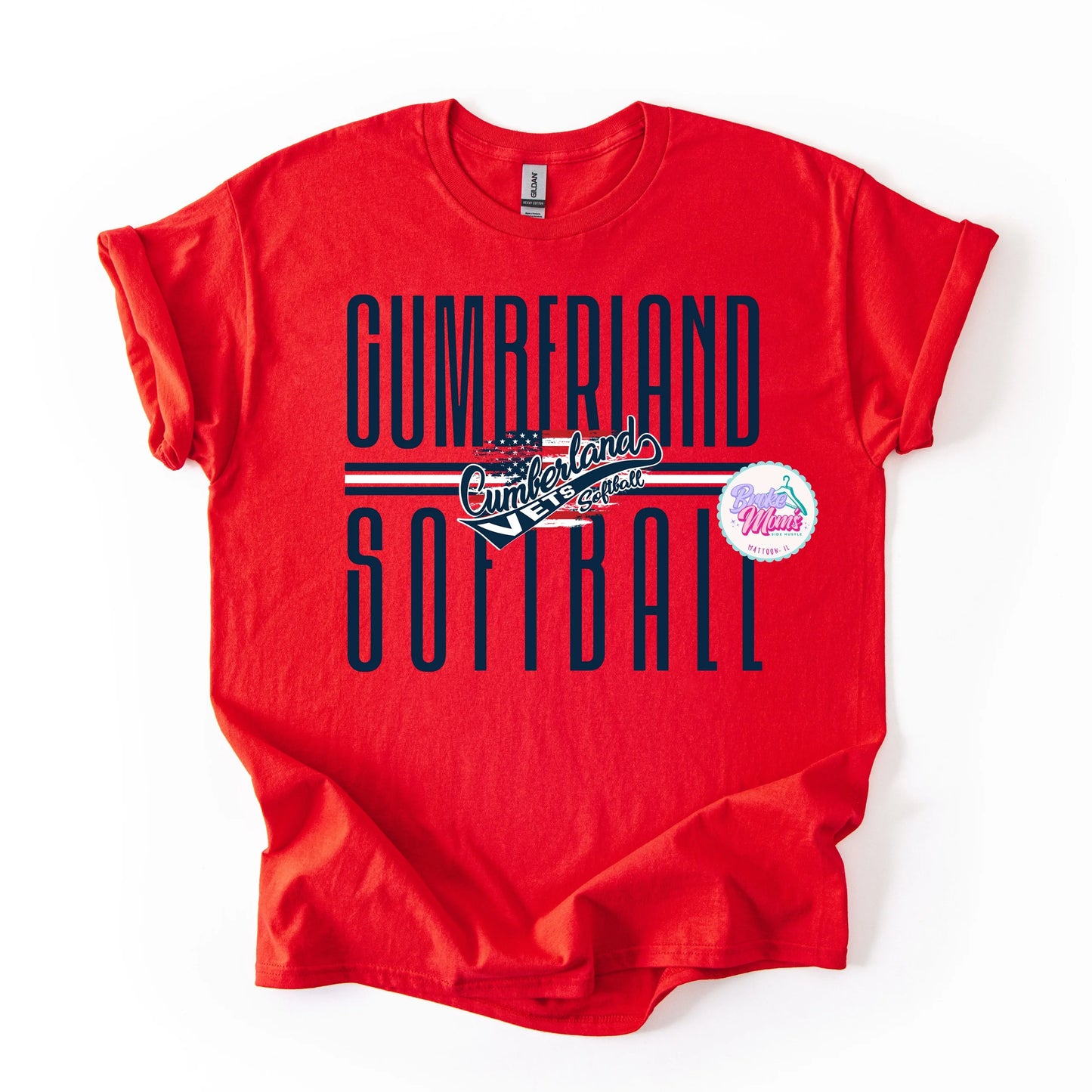 Cumberland Vets Long Letters Tee/Sweatshirt