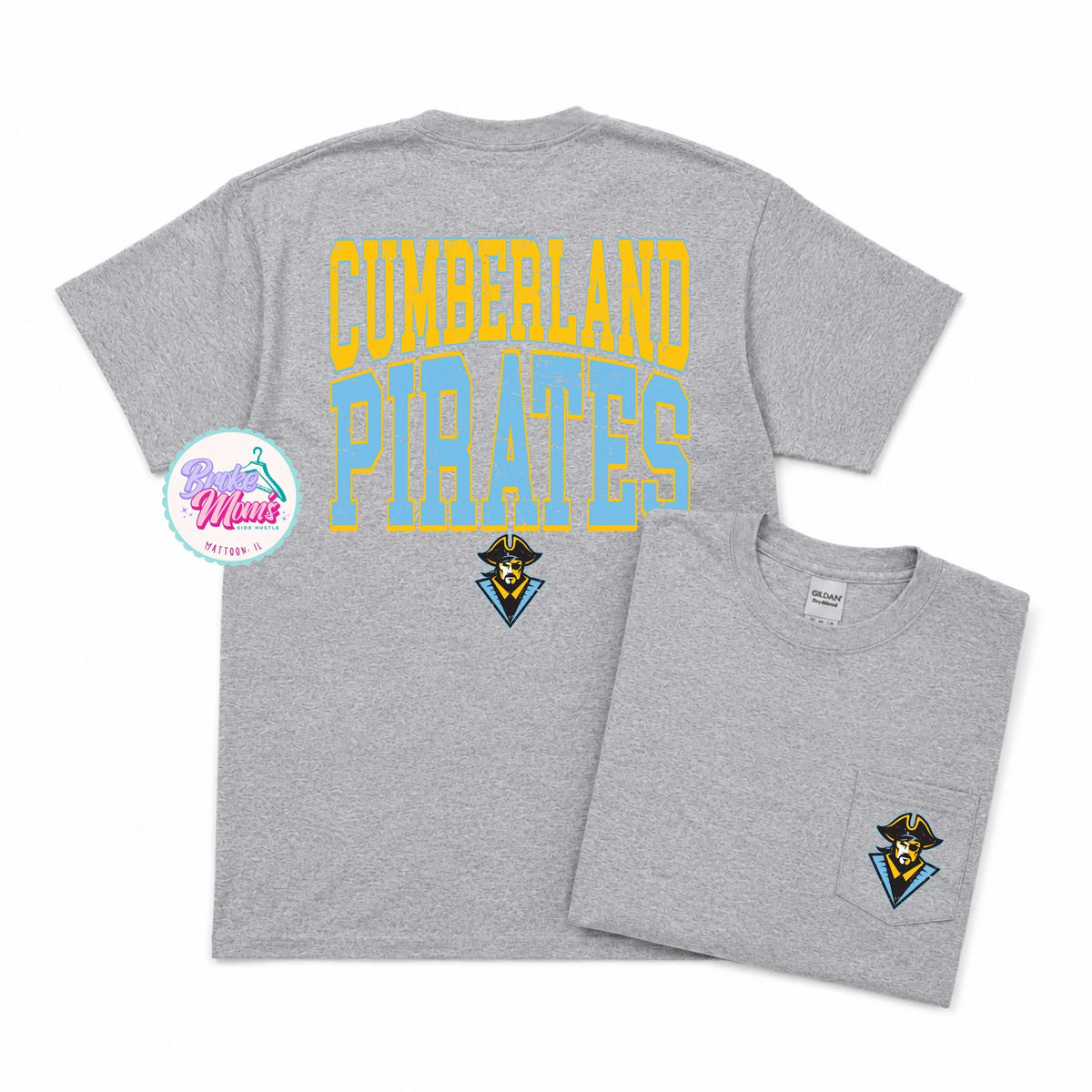 Home Team Pocket Tee | Cumberland Pirates