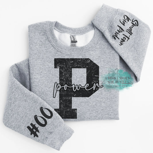 Midwest Power Large Letter 2x Sleeve Sweatshirt