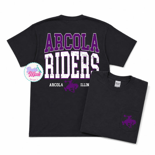 Home Team Pocket Tee | Arcola Riders