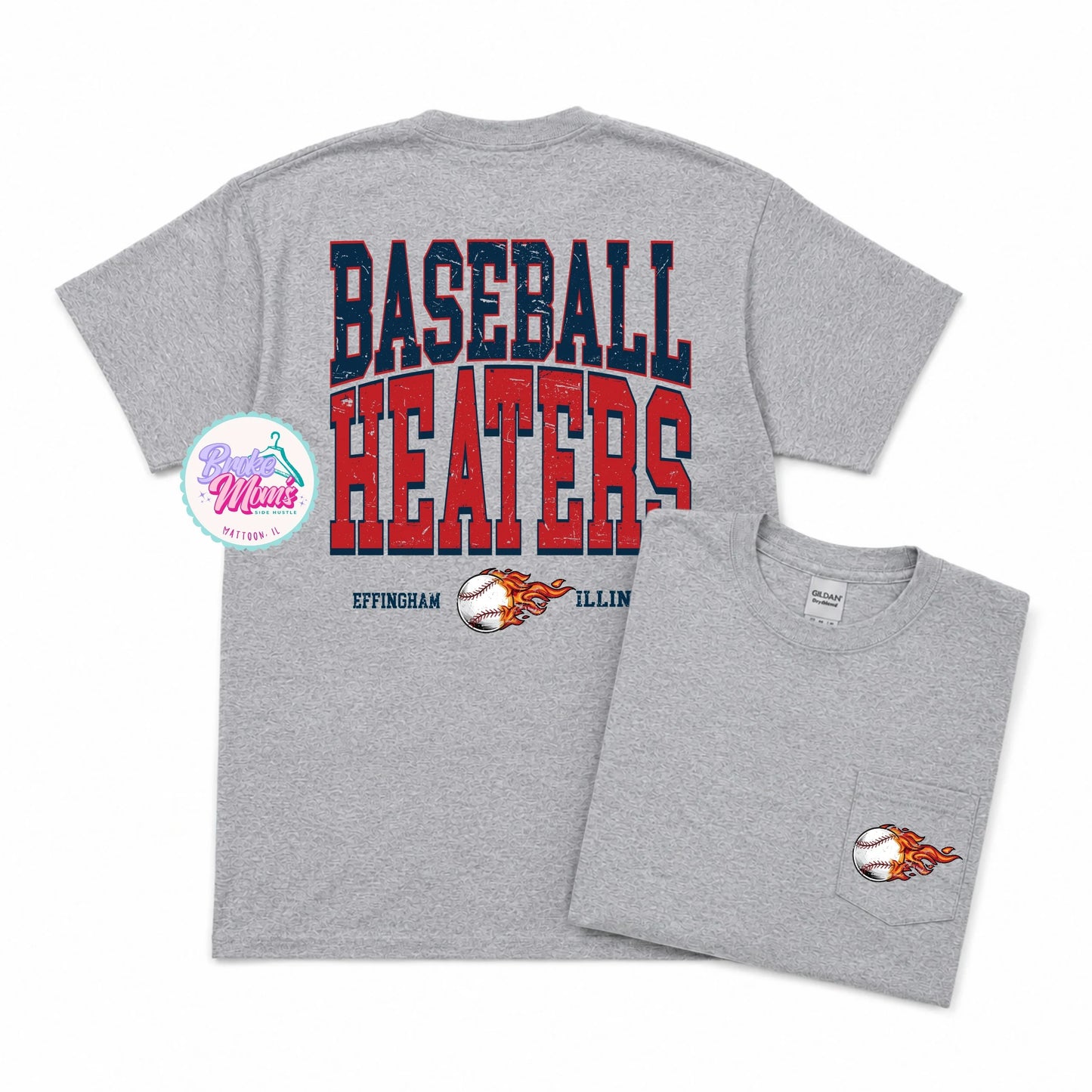 Home Team Pocket Tee | Effingham Heaters