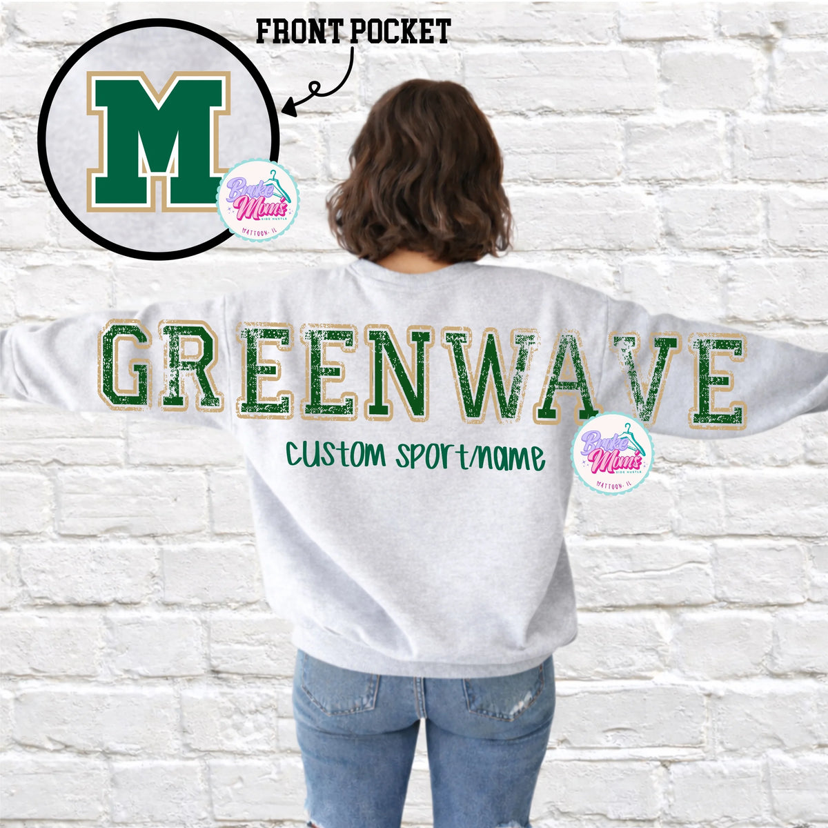 The Signature Spirit Sweatshirt - Mattoon Greenwave