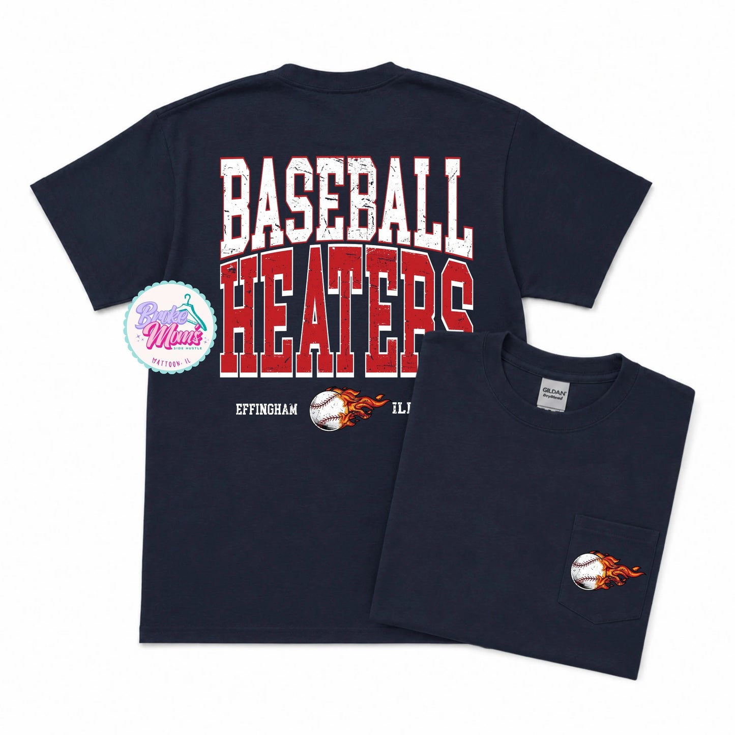 Home Team Pocket Tee | Effingham Heaters
