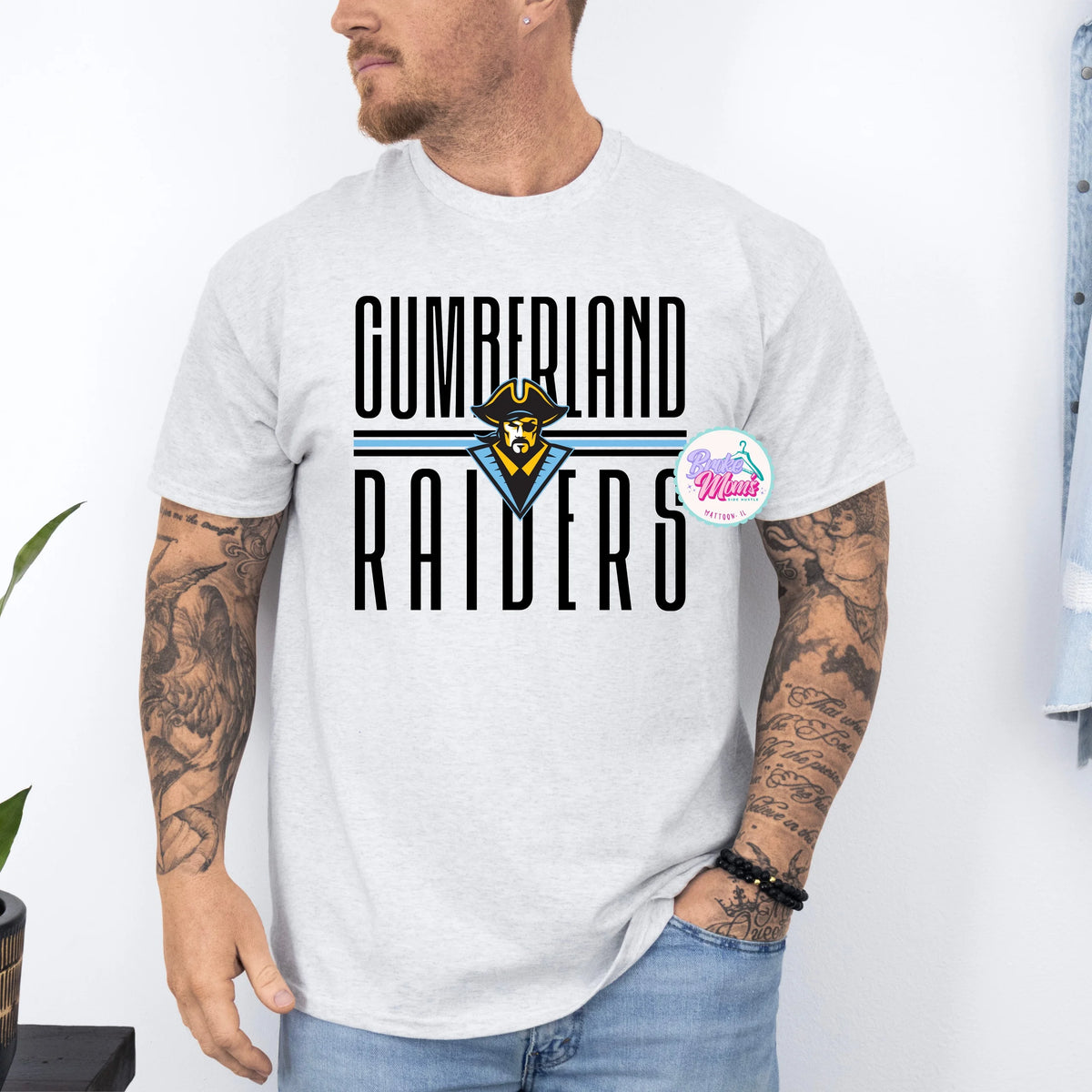 Cumberland Raiders Long Letters Men's Tee/Sweatshirt