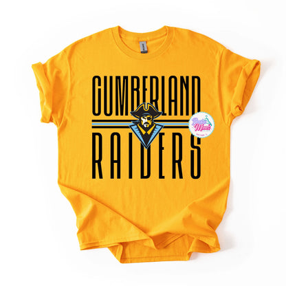 Cumberland Raiders Long Letters Tee/Sweatshirt