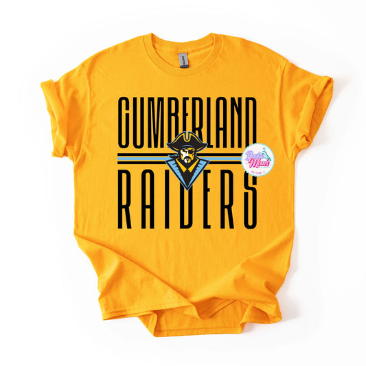 Cumberland Raiders Long Letters Tee/Sweatshirt