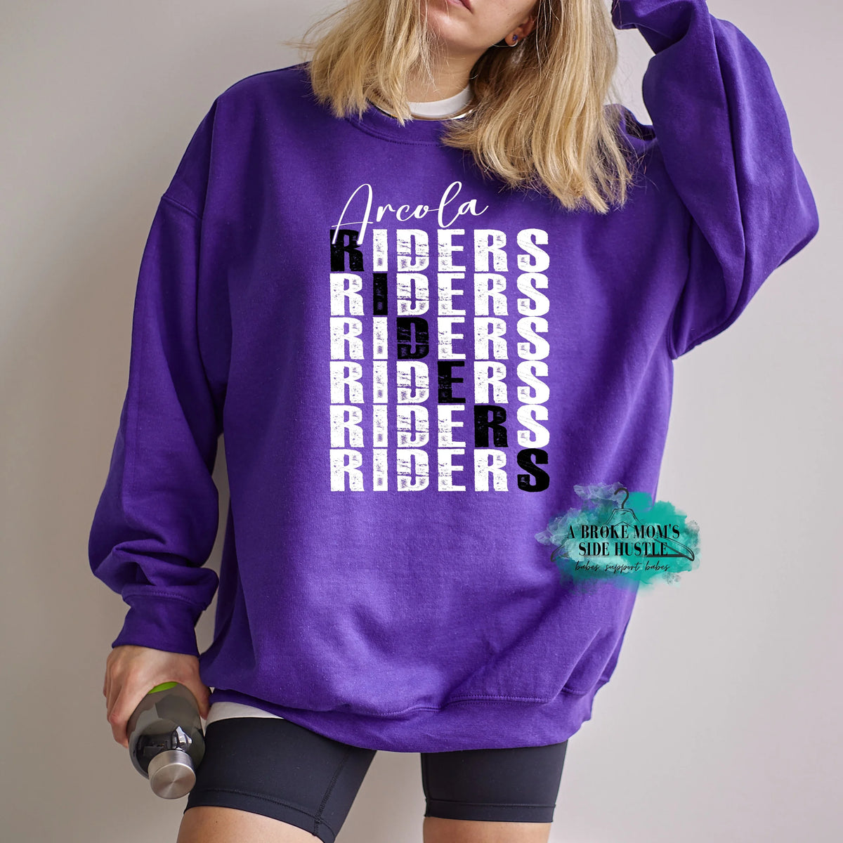 Riders Double Letter Graphic Tee/Sweatshirt