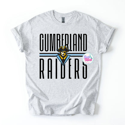 Cumberland Raiders Long Letters Tee/Sweatshirt