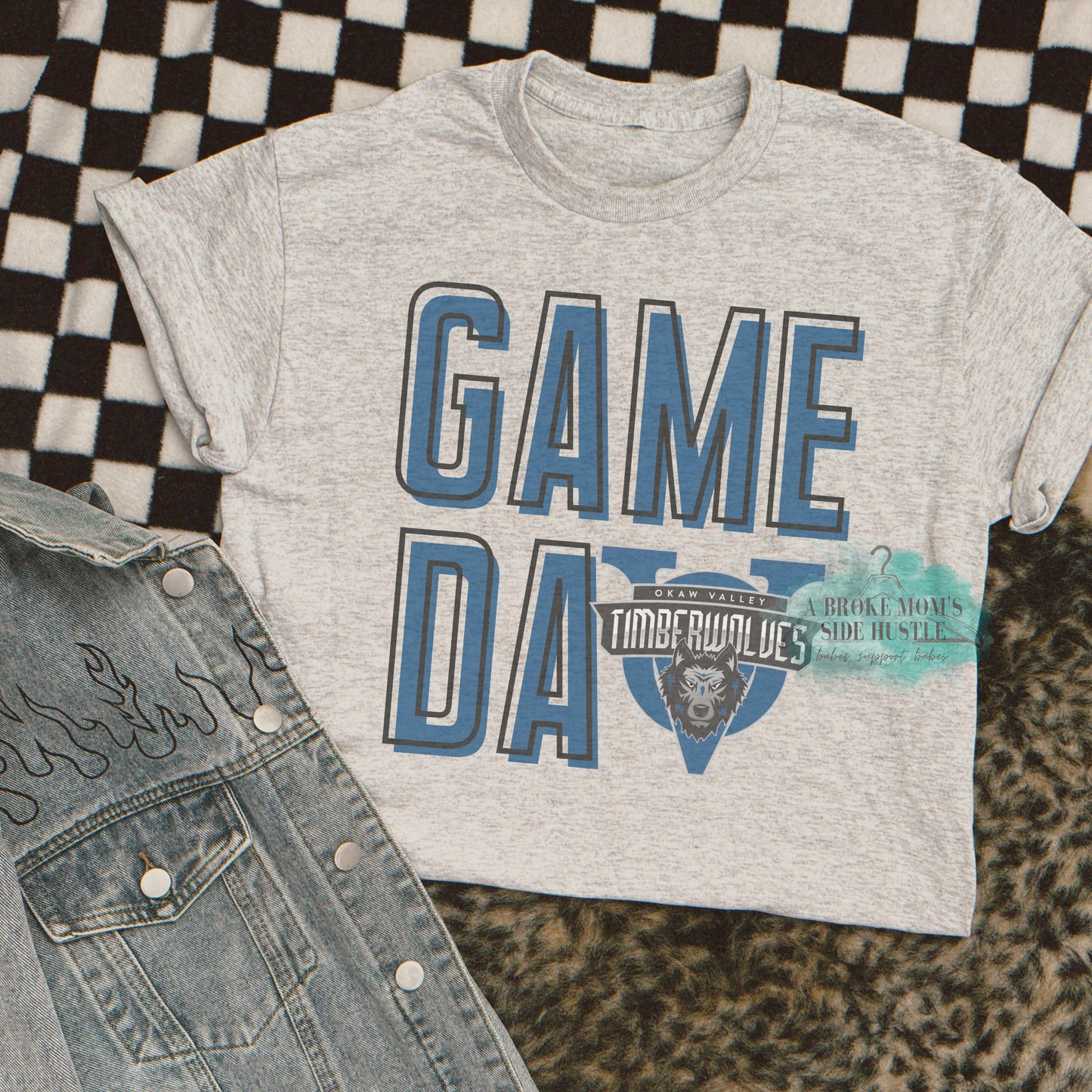 Game Day Timberwolves Logo Tee
