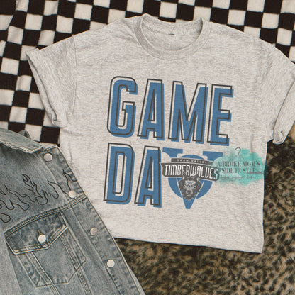 Game Day Timberwolves Logo Tee