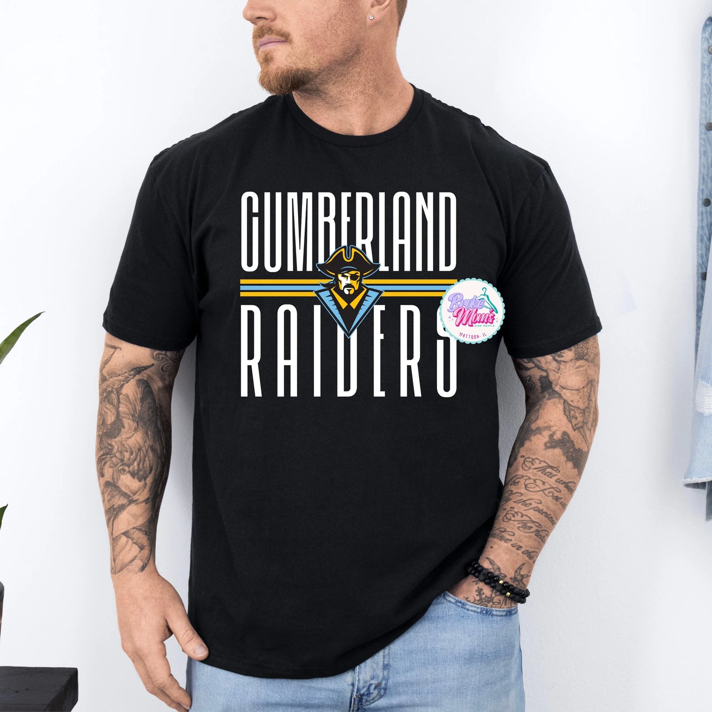 Cumberland Raiders Long Letters Men's Tee/Sweatshirt