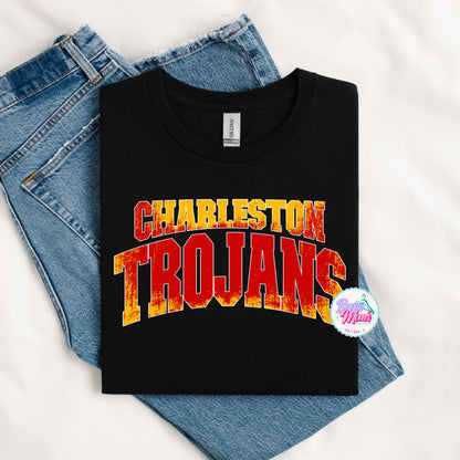 Charleston Trojans Homerun Tee/Sweatshirt