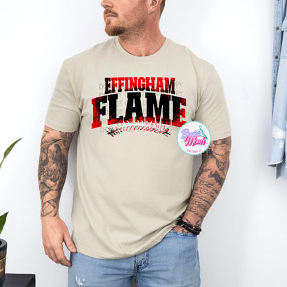 Mens Effingham Flame Homerun Tee