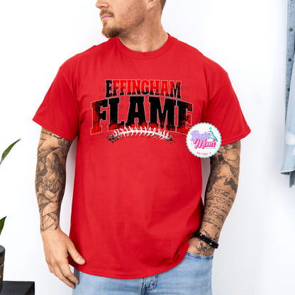 Mens Effingham Flame Homerun Tee